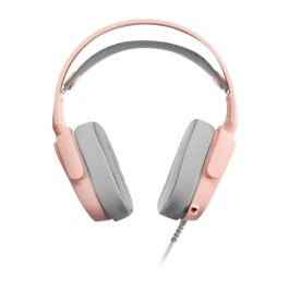 Mars Gaming MHAXP Auriculares Gaming RGB Flow Rosas con Micrófono Extraíble Jack 3.5mm para PC, PS4, Xbox One, Nintendo Switch