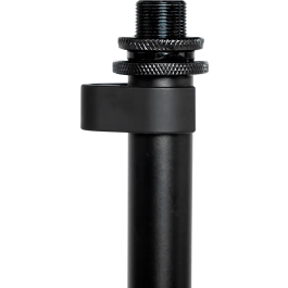 SBG Soporte de Micrófono Recto de Suelo con Base Redonda 30cm | Altura Ajustable 889-1625mm | Acero Negro