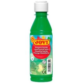 Jovi Témpera Líquida Verde Medio 250 mL Base Natural, Poder Cubriente, Colores Intensos, Secado Rápido, Fácil de Lavar Precio: 2.50000036. SKU: B13JPKBKV3