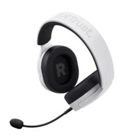 Trust Gaming GXT 489 Fayzo Auriculares Gaming con Micrófono Desmontable Jack 3.5 Blancos Sostenibles Multiplataforma PC Consolas 50mm