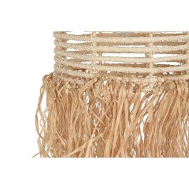 DKD Home Decor Lámpara Techo Ratán Natural 30 x 65 x 30 cm Hecha a Mano