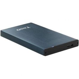 TooQ TQE-2527PB Caja Externa Disco Duro Portátil 2.5" (9.5mm) USB 3.1 Gen 1 hasta 4TB SATA III Aluminio Azul Pacífico
