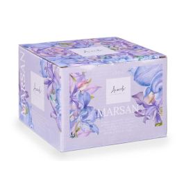 Vela Vaso con Tapa Dorada Violeta y Ámbar Acorde 12.5x8.6x12.5 cm (6 Unidades) Vela Vaso con Tapa Dorada Violeta y Ámbar Acorde 12.5x8.6x12.5 cm (6 Unidades)