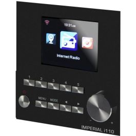 Imperial i110 Radio de Internet Digital WLAN con Función Media-Player, 5W RMS, WiFi, Madera