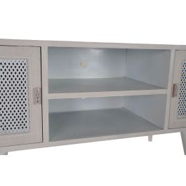 Mueble Tv Moderno DKD Home Decor Blanco 41 x 61 x 110 cm