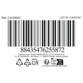 La Mediterranea Plato Llano 20,5 cm Felit - 20.4x20.4x2 cm (18 Unidades)