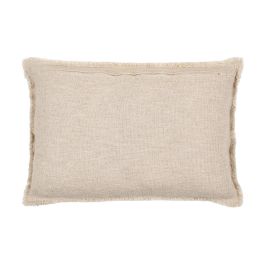 Cojín Flores Beige Oscuro 60 X 40 cm