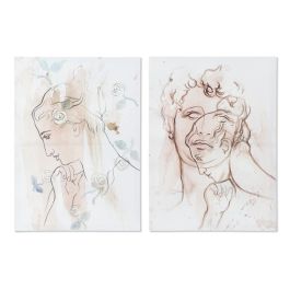 DKD Home Decor Cuadro Neoclásico Abstracto Beige 50x70x1.8 cm, Lienzo y MDF, Pack de 2 Unidades Precio: 8.98062. SKU: B14PQSBCZM