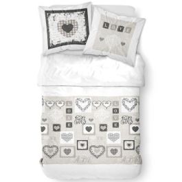 Juego de cama para 2 personas de algodón TODAY - 240x260 cm - Eden White Print Precio: 40.68999979. SKU: S7109833