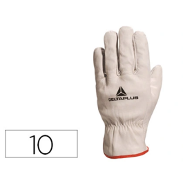 Deltaplus Guantes de Piel de Vacuno para Trabajo General, Alta Destreza y Protección Mecánica Reforzada, Talla 10 Precio: 8.49999953. SKU: B1E3GWKHXP