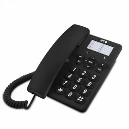 SPC Original 3602N Teléfono Fijo con Teclas Extragrandes, 3 Memorias Directas, Timbre y Auricular Ajustable Negro Precio: 20.50000029. SKU: S7603327