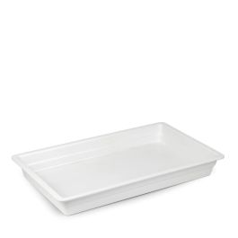 VOLLRATH PUJADAS Cubeta de melamina blanca GN 1/1 para buffet y exposicion, 2 cm de alto, ideal para presentar alimentos, apta de -20ºC a +70ºC Precio: 17.69000035. SKU: B18NFEYGVC