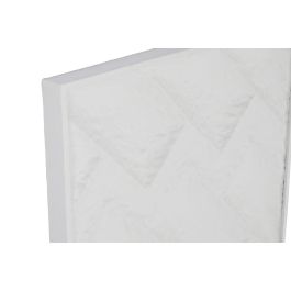 DKD Home Decor Cuadro Moderno Blanco 4 x 92.5 x 58.5 cm (2 Unidades)