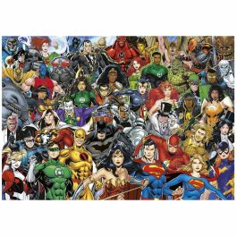 Educa EDU1747456928643 Puzzle Liga de la Justicia DC Comics 1000 piezas Temática Dibujos Animados para Adultos