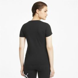 Camiseta de Manga Corta Mujer Puma LOGO TEE 586774 01 Negro S