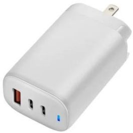 Acer Cargador GaN 65W, 3 Puertos: 2x USB-C y 1x USB-A