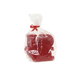 DKD Home Decor Vela Led Urban Rojo 5 x 12 x 12 cm (12 Unidades)