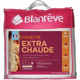Blanreve Edredón microfibra extra cálido 500g/m² | Funda 100% poliéster | Relleno fibra silicona hueca | 140x200 cm Blanco