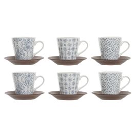 Cafe Arabe DKD Home Decor Azul Marron 14.5 x 35 x 18 cm Set de 6