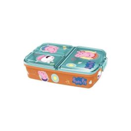 Sandwichera peppa pig core con multiples compartimentos 17x14x7 cm