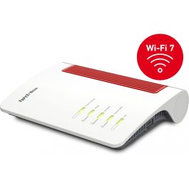 AVM FRITZ!Box 4690 Router Wi-Fi 7 Doble Banda (2,4 GHz / 5 GHz) Ethernet Rojo Blanco