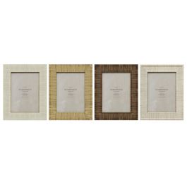 Marco Foto 13X18 Scandi DKD Home Decor Natural Beige 2 x 23.5 x 18.5 cm (4 Unidades) Precio: 19.9650005324. SKU: B13B4PVRJV