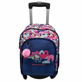 Toybags T963 Hello Kitty - Mochila Primaria con Carro Negro, Doble Compartimento, Protección Lateral y Stoper Anti Caída 44x30x20 cm Precio: 52.5000003. SKU: B143G4GSKM
