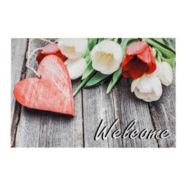 Tarres Felpudo Deco Print 40 x 60 cm Flores Corazón Welcome Precio: 13.6900005. SKU: B1K2YLPJE3