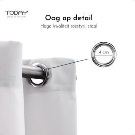 Today TOD3574643560025 Cortina Oemptball de la Colección Hoy Esencial, color Tiza, 140x240 cm