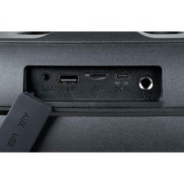 Bigben Interactive BIG3499550388367 Altavoz Luminoso Inalámbrico PartyBTHPMAX, Bluetooth 5.3, 200W, USB, SD, Aux-In, Micrófono Karaoke