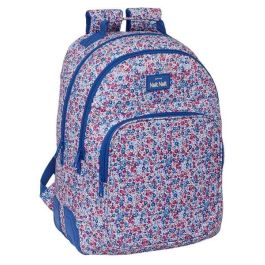 Mochila Safta Doble Con Cantoneras Adaptable A Carro Nait Nait Floresistente Coimbra Azul 420x320x150 mm Mochila Safta Doble Con Cantoneras Adaptable A Carro Nait Nait Floresistente Coimbra Azul 420x320x150 mm