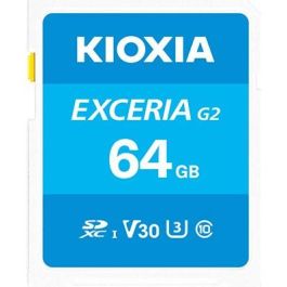 Kioxia LNEX2L064GG4 Tarjeta SDXC Exceria 64GB Clase 10 U3 V30 100MB/s Lectura 50MB/s Escritura Precio: 29.99000004. SKU: B1F4VTQ532