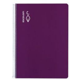 Bloc Escolofi Tapa Dura A4 80H Horizontal 70G C/Margen Violeta 5 unidades Precio: 29.49999965. SKU: B1DH8YM7F6