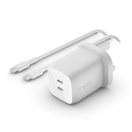 Cargador de Pared Belkin WCH013VF2MWH-B6 Blanco 65 W Precio: 40.99376303. SKU: B1A5DP363C