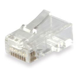Equip 121144 Kit de 100 Unidades Conectores RJ45 Transparentes, Plástico, para Cable Cat6, Contactos Chapados en Oro Precio: 12.68999963. SKU: B16A5QJSKJ