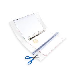 Liderpapel Rollo Forralibros Plástico Transparente Alta Resistencia 0,45x5 m 70 micras