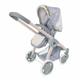 Decuevas Coche de muñeca 3x1 Plegable Coco con Mochila para muñecas hasta 48 cm 41x62x70 cm