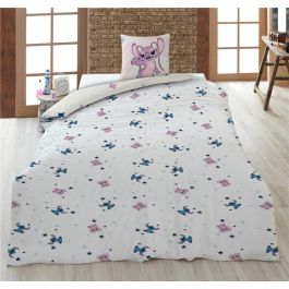 Disney Funda Nórdica Angel & Stitch Cama 90cm Polycotton 140x200cm