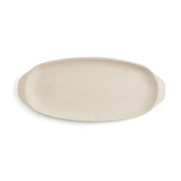 Quid Bandeja Oval Cerámica Mineral Gres Beige 13x30,5 cm Pack 8 Unidades Texturizada Alta Resistencia Apto Lavavajillas Microondas Precio: 50.58999957. SKU: S2708273