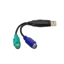 NANO CABLE Conversor USB A a 2xPS/2, 15cm, Negro, Teclado-Ratón Precio: 6.50000021. SKU: S0224333