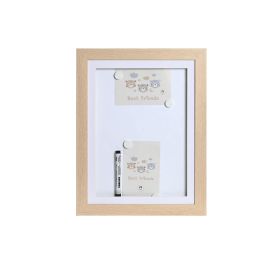 DKD Home Decor Cuadro Natural Blanco Bebe 2025 Cristal y MDF con Dibujos 34 x 44 x 3 cm Precio: 10.50000006. SKU: B194VXYSHN