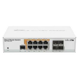 Mikrotik CRS112-8P-4S-IN Switch Gigabit Ethernet 8 puertos PoE (IEEE 802.3af/at) Blanco