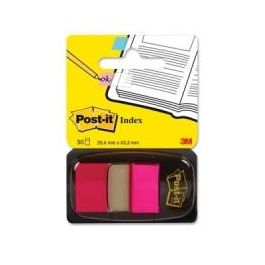 Post-it Banderitas separadoras 680-21 rosa brillo dispensador de 50 unidades, 25.4x43.1 mm Precio: 3.99000041. SKU: B18THMDD4S