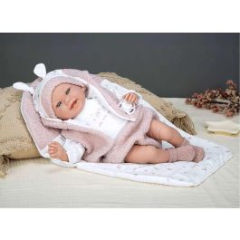 Muñecas Arias Muñeca Elegance Colin Rosa C/Cojin (Muñeco De Peso) 40 Cm