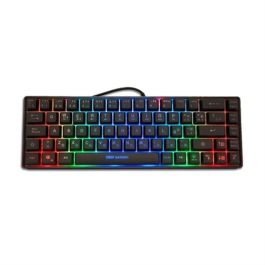 Teclado CoolBox DG-TEC65-RGB Negro Qwerty Español Precio: 20.50000029. SKU: S55171039