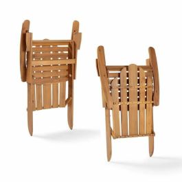 Silla de jardín reclinable de acacia FSC - 72,5 x 89,5 x H.94 cm Silla de jardín reclinable de acacia FSC - 72,5 x 89,5 x H.94 cm