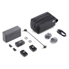 DJI Mic 2 Micrófono Inalámbrico - 2 Transmisores + 1 Receptor - Reducción de Ruido - 18h Batería
