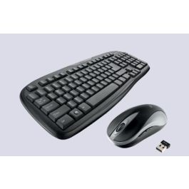 Trust Set Teclado y Ratón Inalámbrico Eco USB Micro Negro