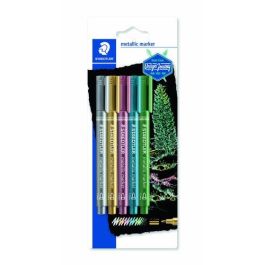 Marcador T.Opaca No Perm. Staedtler 8323 Metalico Blister De 5 (Oro, Plata, Rojo, Azul Y Verde) Precio: 9.5000004. SKU: B16V2AEQEN