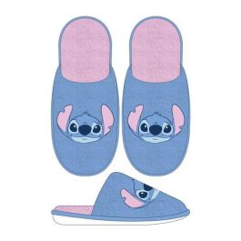 Cerdá Zapatillas de Casa Abiertas de Stitch para Niños y Niñas | Pantuflas Infantiles Color Azul Talla 30-31